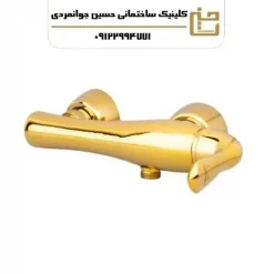 شیر روشویی مدل آمیتیس طلا براق