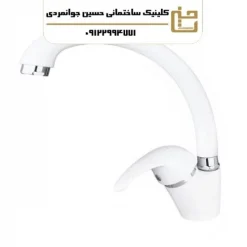 شیر ظرفشویی ثابت مدل ویانا سفید کروم