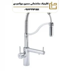 شیر ظرفشویی شلنگدار ( شاوری ) مدل شانون کروم