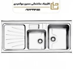سینک دو لگنه فانتزی 814 روکار