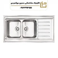 سینک ظرفشویی روکار AR-753
