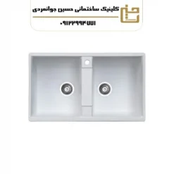 سینک ظرفشویی گرانیتی RITS سفید